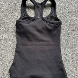 ALO Yoga Women's Black Racerback Tank Top